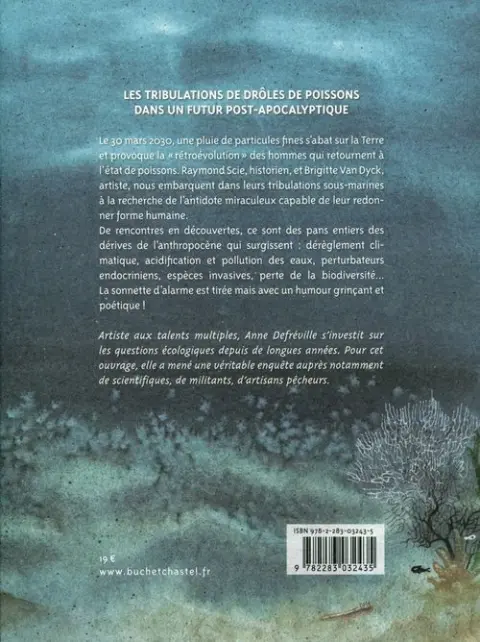 Verso de l'album L'Âge bleu Sauver l'océan