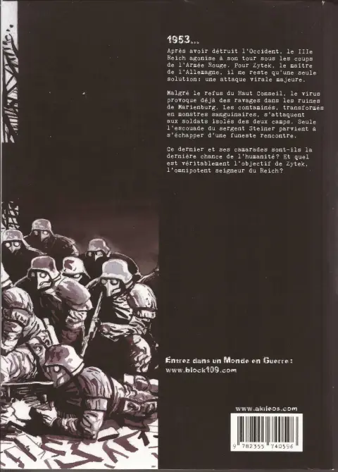 Verso de l'album Block 109 Tome 1