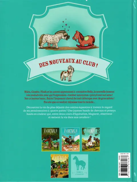 Verso de l'album À Cheval ! Tome 2 Qui s'y frotte s'hippique !