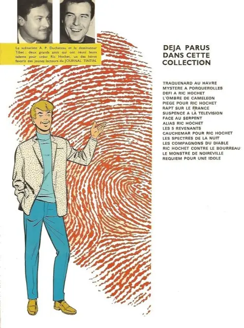 Verso de l'album Ric Hochet Tome 11 Cauchemar pour Ric Hochet
