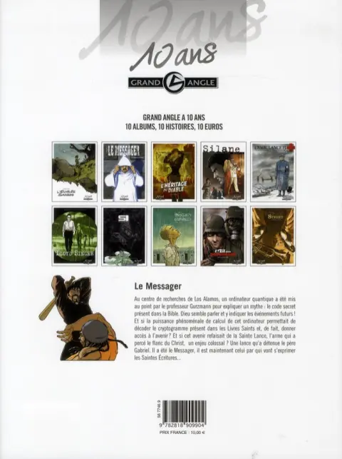 Verso de l'album Le Messager Tome 4 Demain, les écritures...