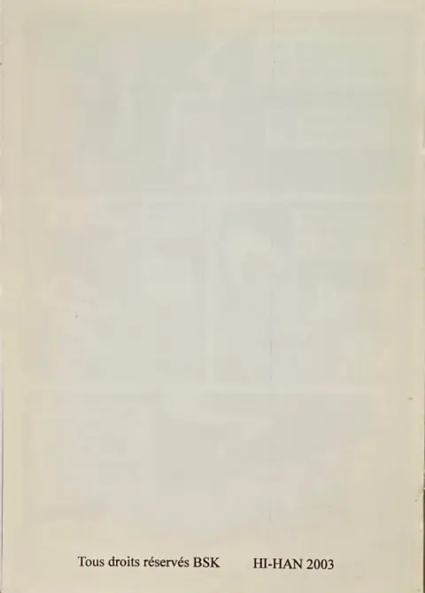 Verso de l'album Le déménagement