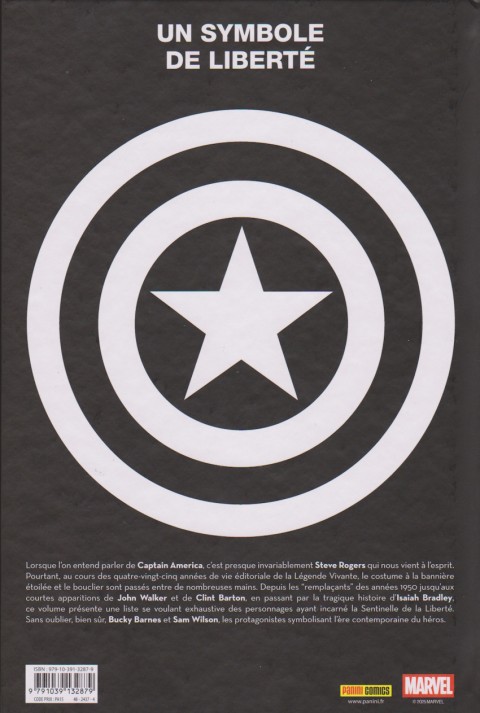 Verso de l'album Nous sommes Captain America