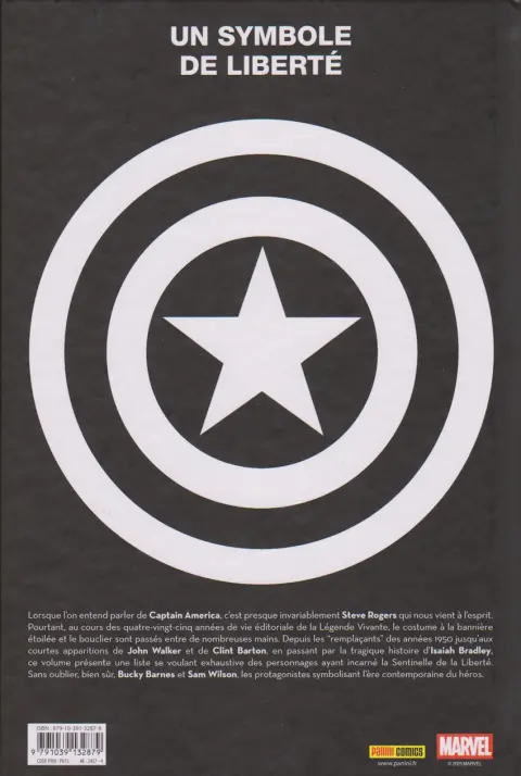 Verso de l'album Nous sommes Captain America