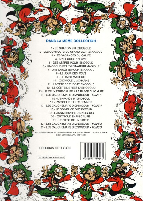 Verso de l'album Iznogoud Tome 12 Le Conte de fées d'Iznogoud