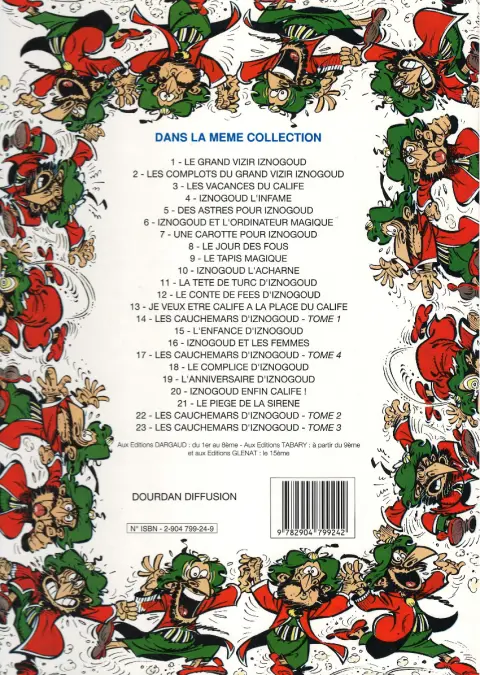 Verso de l'album Iznogoud Tome 12 Le Conte de fées d'Iznogoud