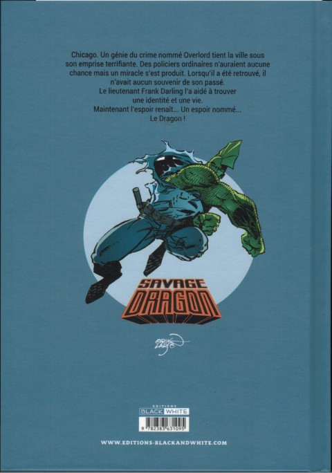 Verso de l'album Savage Dragon Tome 1 Ultimate Dragon