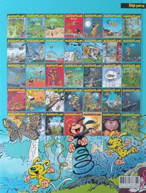 Verso de l'album Marsupilami Tome 9 Le papillon des cimes