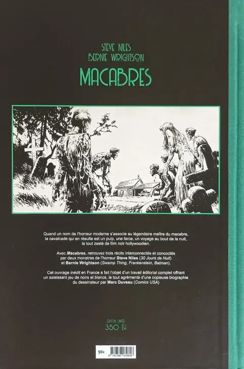 Verso de l'album Macabres