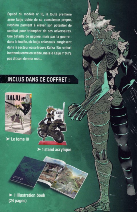 Verso de l'album Kaiju n°8 10 Tome 10