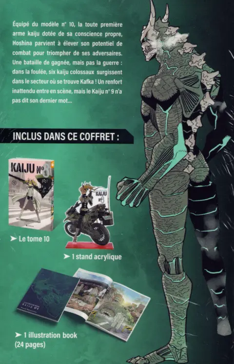 Verso de l'album Kaiju n°8 10 Tome 10