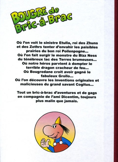 Verso de l'album Dicentim le petit franc Tome 7 Bougre de bric-à-brac