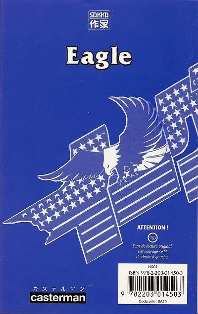 Verso de l'album Eagle 9 Nouveaux champs de bataille