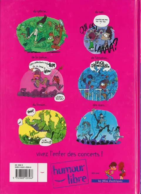 Verso de l'album L'Enfer des concerts