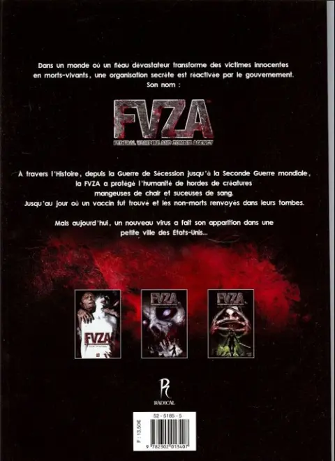 Verso de l'album FVZA Tome 3