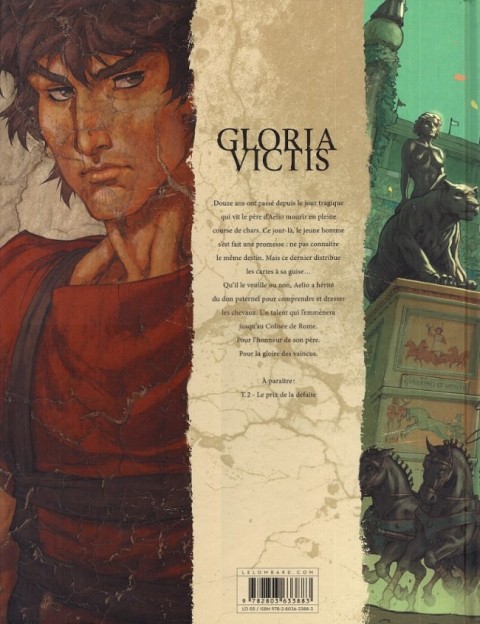 Verso de l'album Gloria Victis Tome 1 Les fils d'Apollon