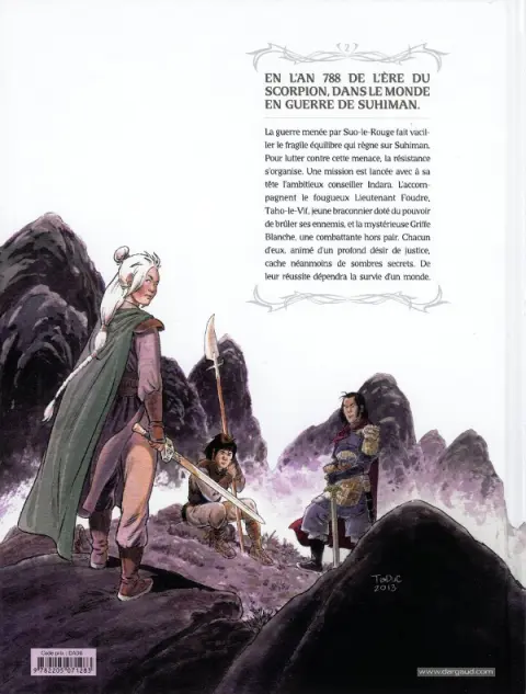 Verso de l'album Griffe Blanche Tome 2 La révolte du peuple du singe