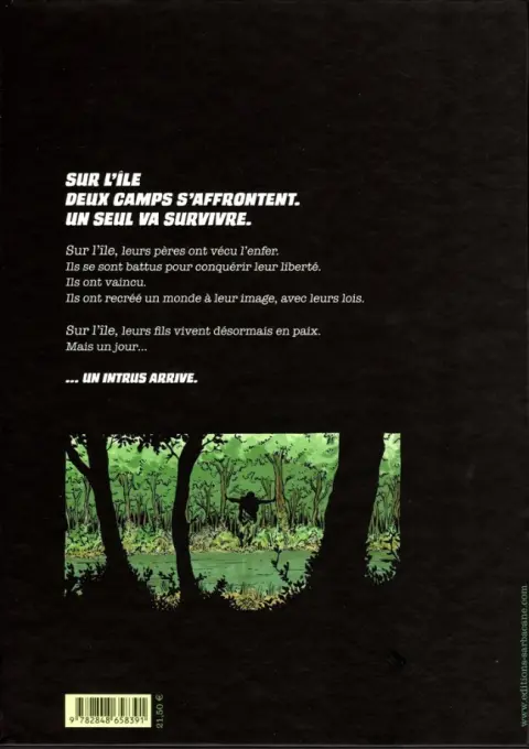 Verso de l'album L'Île
