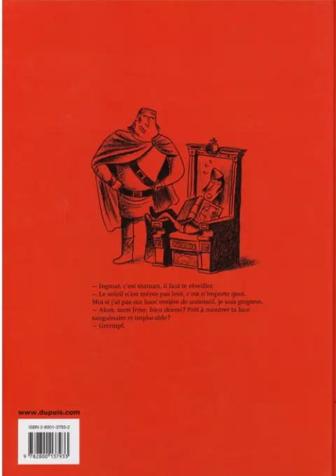Verso de l'album Ingmar Tome 1 Invasions et chuchotements