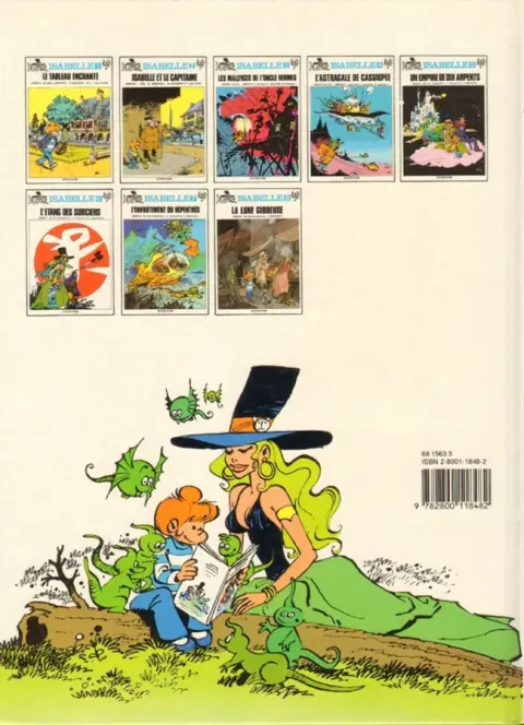 Verso de l'album Isabelle Tome 8 La lune gibbeuse
