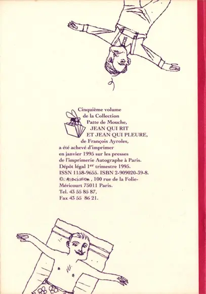 Verso de l'album Jean qui rit et Jean qui pleure