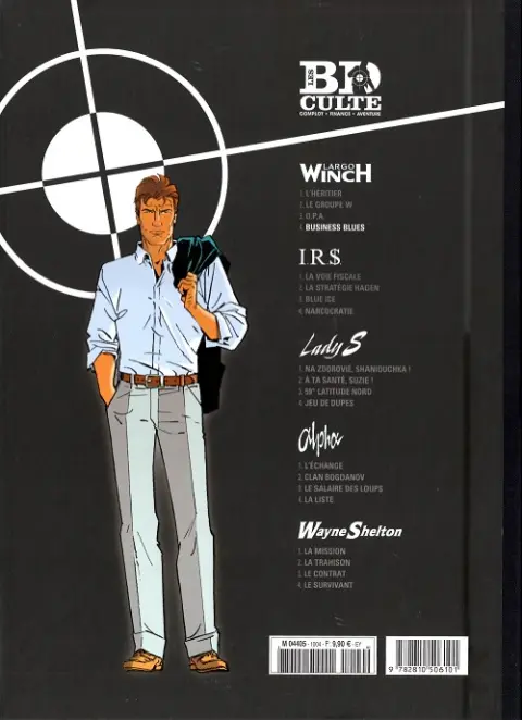 Verso de l'album Largo Winch Tome 4 Business blues