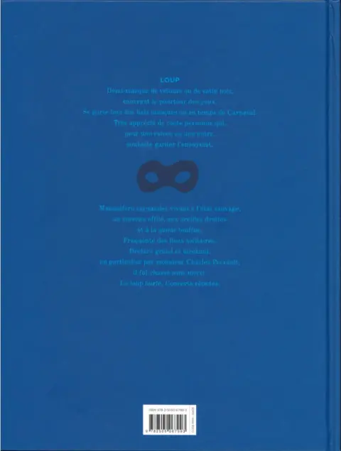 Verso de l'album Loup