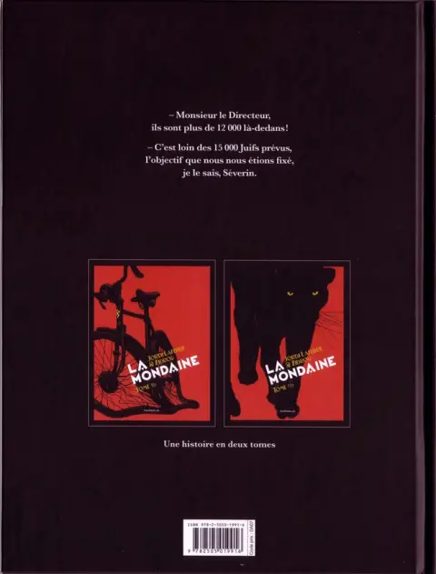 Verso de l'album La Mondaine Tome 2