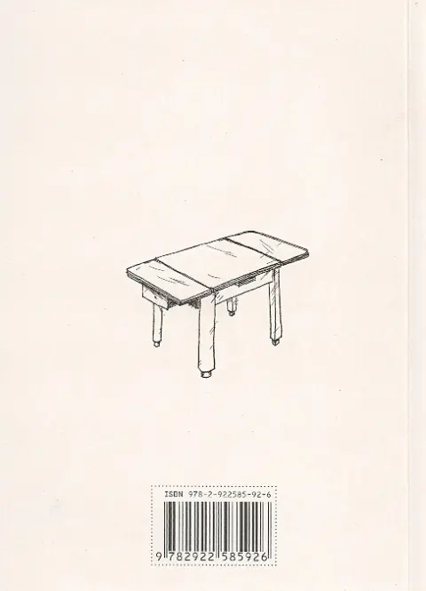 Verso de l'album Objets