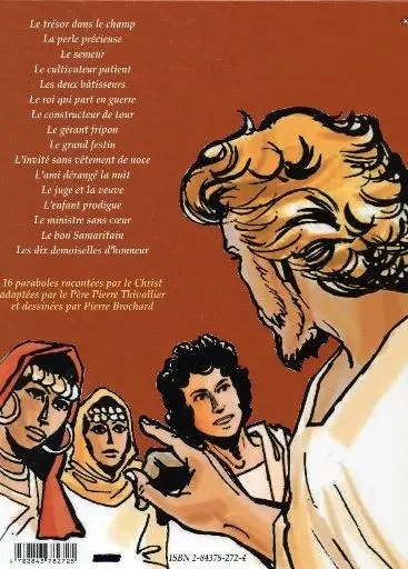 Verso de l'album Paraboles Second Tome L'enfant prodigue