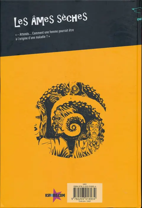 Verso de l'album Les Âmes sèches Tome 1 Les Âmes sèches 1