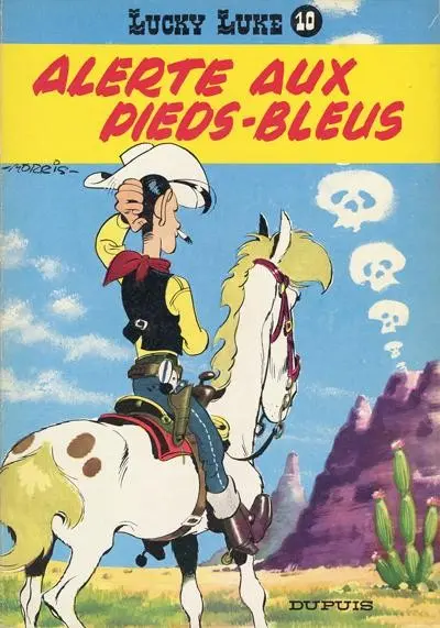 Couverture de l'album Lucky Luke Tome 10 Alerte aux Pieds-Bleus