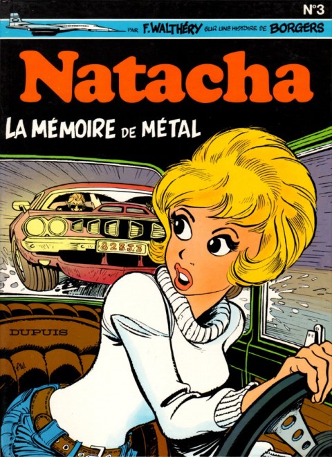 Couverture de l'album Natacha Tome 3 La mémoire de métal