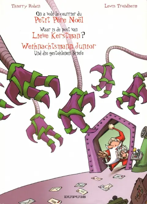 Couverture de l'album Petit Père Noël Tome 4 On a volé le courrier de petit père noël