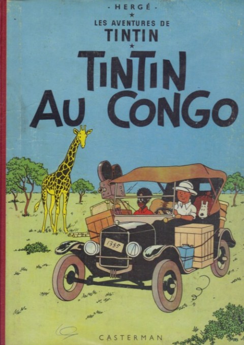 Couverture de l'album Tintin Tome 2 Tintin au congo