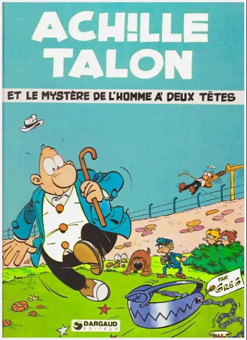 Couverture de l'album Achille Talon Tome 14 Achille talon et le mystère de l'homme à deux têtes