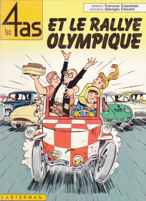 Couverture de l'album Les 4 as Tome 8 Les 4 as et le rallye olympique