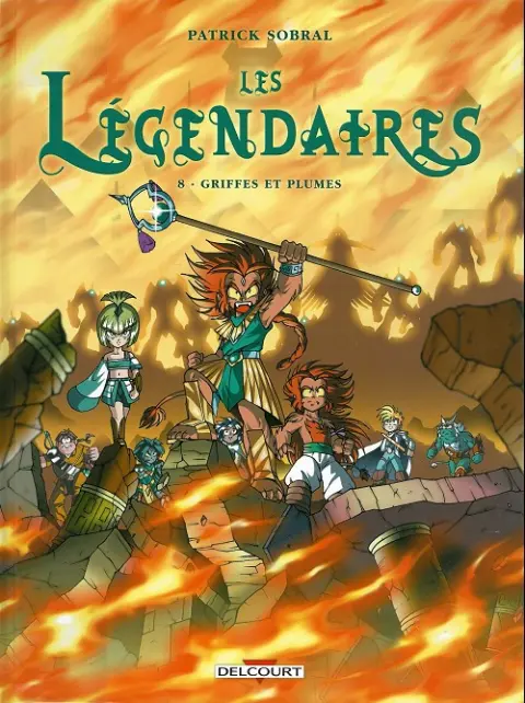 Couverture de l'album Les Légendaires Tome 8 Griffes et plumes