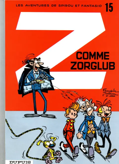 Couverture de l'album Spirou et Fantasio Tome 15 Z comme Zorglub