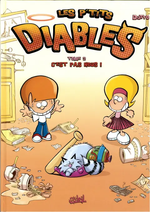 Couverture de l'album Les P'tits diables Tome 2 C'est pas nous