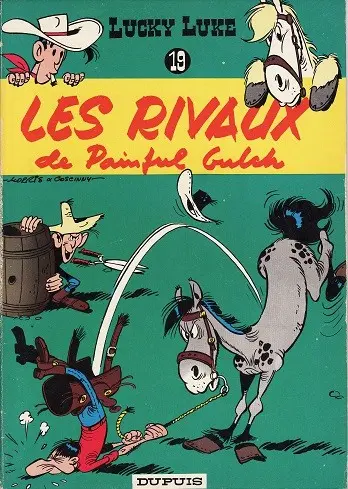 Couverture de l'album Lucky Luke Tome 19 Les rivaux de Painful Gulch