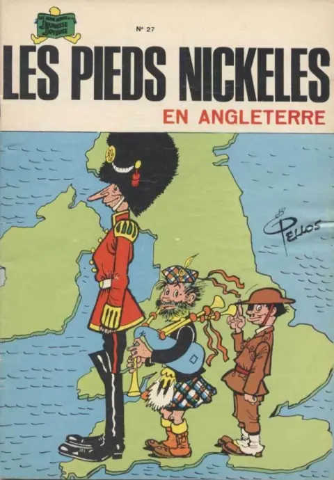 Couverture de l'album Les Pieds Nickelés Tome 27 Les Pieds Nickelés en Angleterre