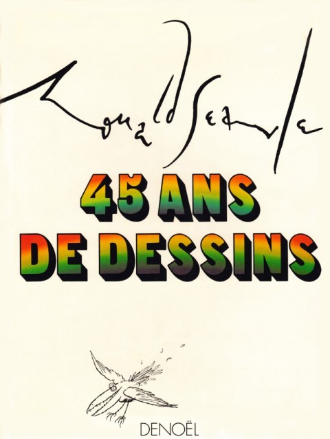 Couverture de l'album Ronald Searle - 45 ans de dessins
