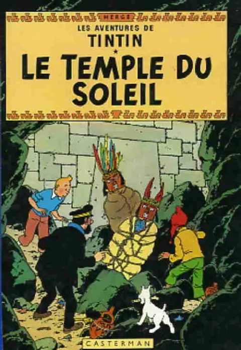 Couverture de l'album Tintin Tome 14 Le temple du soleil