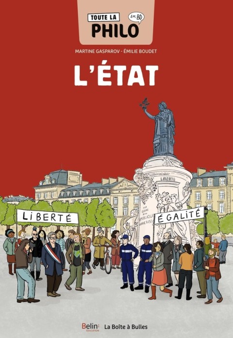 Couverture de l'album Toute la philo en BD 12 L'Etat