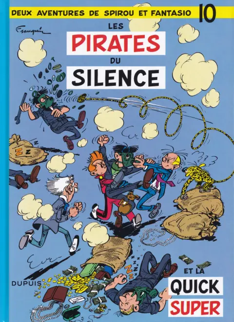 Couverture de l'album Spirou et Fantasio Tome 10 Les pirates du silence