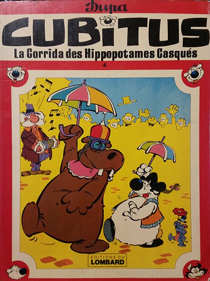 Couverture de l'album Cubitus Tome 4 La corrida des hippopotames casqués