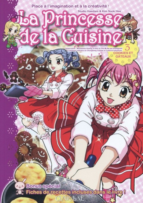 Couverture de l'album La Princesse de la Cuisine Tome 3 Cookies et gâteaux