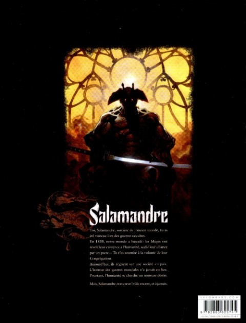 Verso de l'album Salamandre Tome 2 Vortex lumière