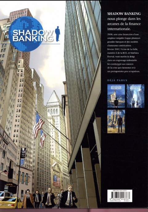 Verso de l'album Shadow Banking Tome 4 Hedge fund blues